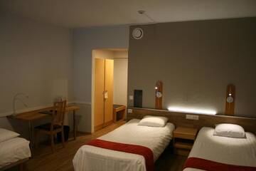 Фото номера Двухместный номер с 2 отдельными кроватями Отель Hotel Palomestari г. Кеми 6