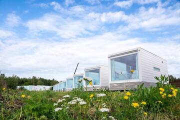 Фото номера Улучшенная вилла, вид на море Виллы Seaside Glass Villas г. Кеми 25