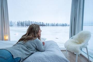 Фото номера Улучшенная вилла, вид на море Виллы Seaside Glass Villas г. Кеми 9