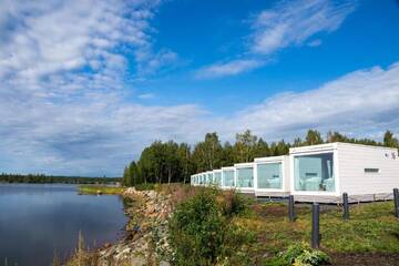 Фото номера Улучшенная вилла, вид на море Виллы Seaside Glass Villas г. Кеми 36