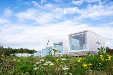 Фото номера Улучшенная вилла, вид на море Виллы Seaside Glass Villas г. Кеми 12