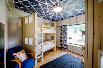 Фото номера Четырехместный номер с общей ванной комнатой Хостелы Hostel Villa Kemi г. Кеми 2